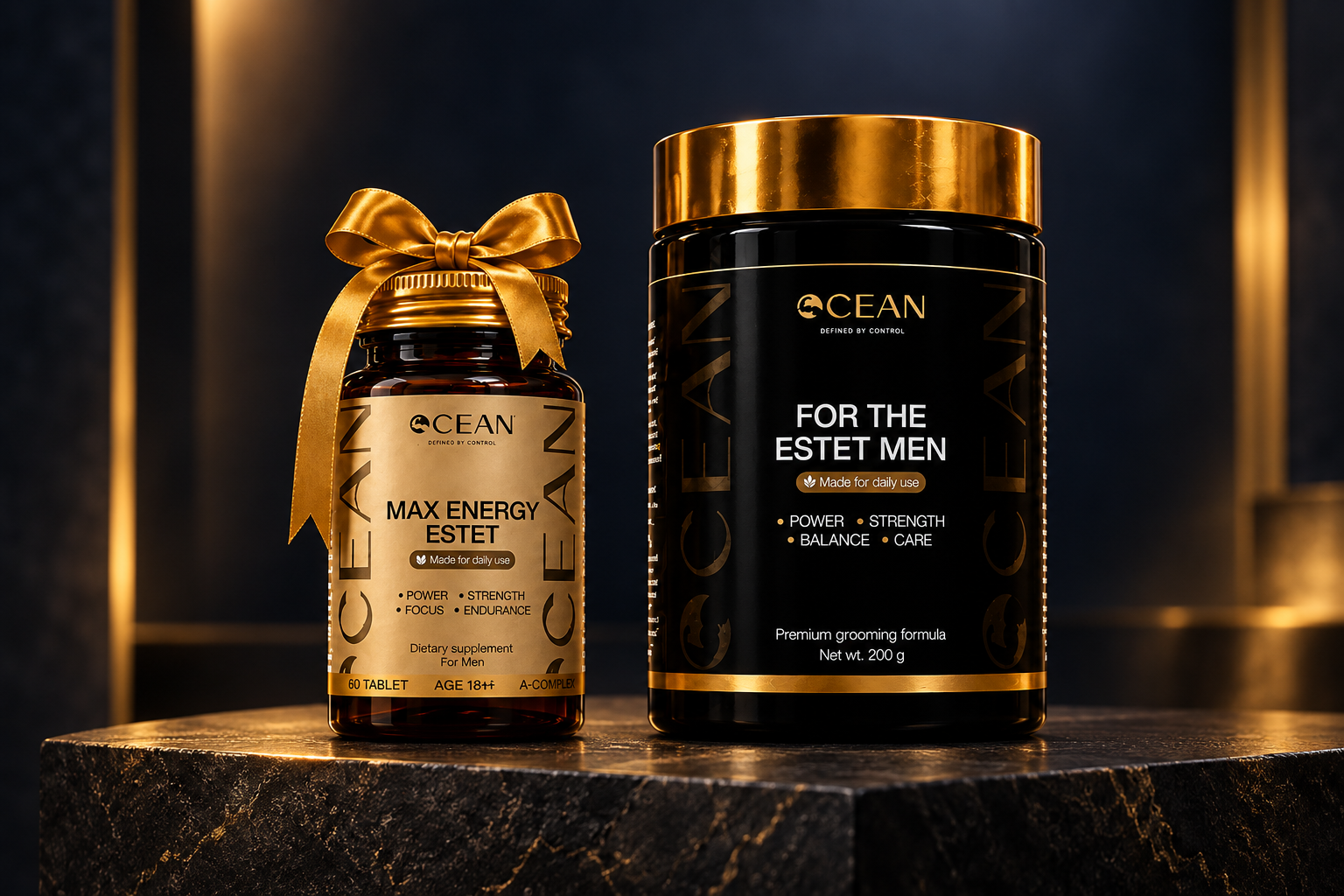 OCEAN FOR THE ESTET MEN va MAX ENERGY ESTET mahsulotlari